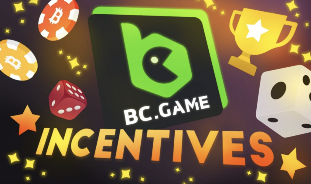 BC Game bonuses after registration